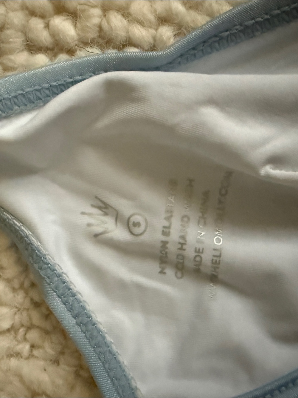 Hello Molly Powder light Blue Bikini Set size small - Picture 5 of 9